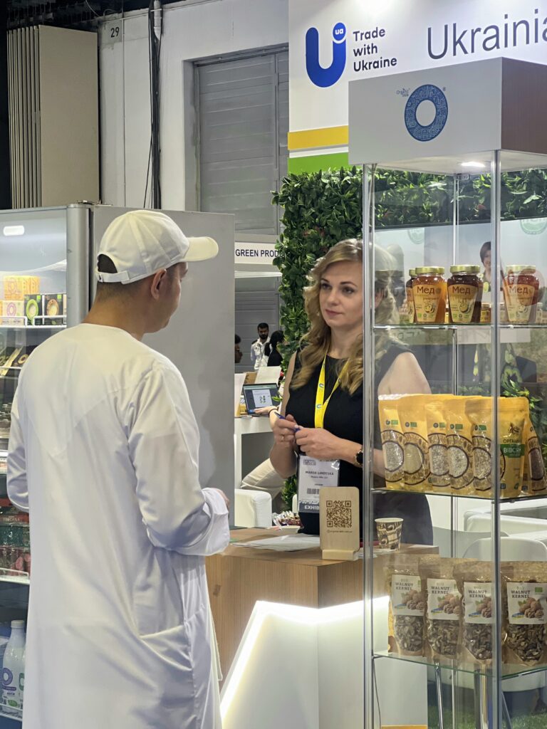 Українські органічні продукти з вищою доданою вартістю представлені на ринку Близького Сходу в межах міжнародної виставки Middle East Organic & Natural Products Expo