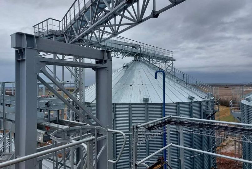 У Волинській області наближається завершення будівництва нового елеватора на 30 тис. тонн одночасного зберігання