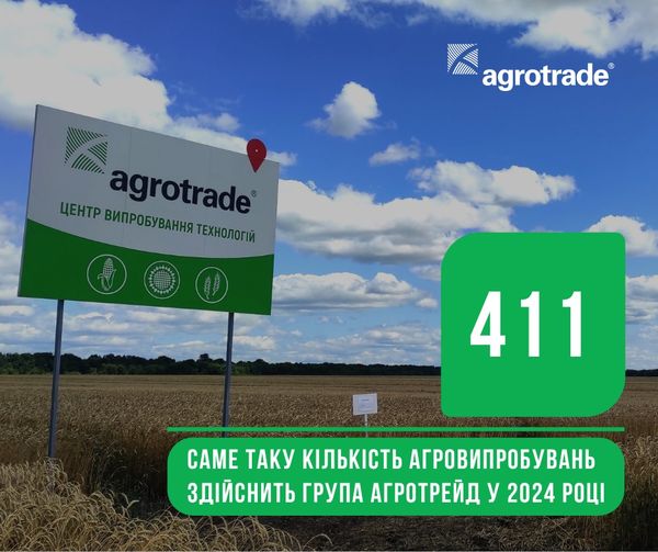 У 2024 році Група АГРОТРЕЙД здійснить 411 агровипробувань