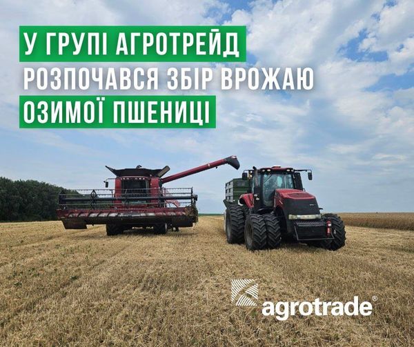 У Групі АГРОТРЕЙД розпочався збір врожаю озимої пшениці