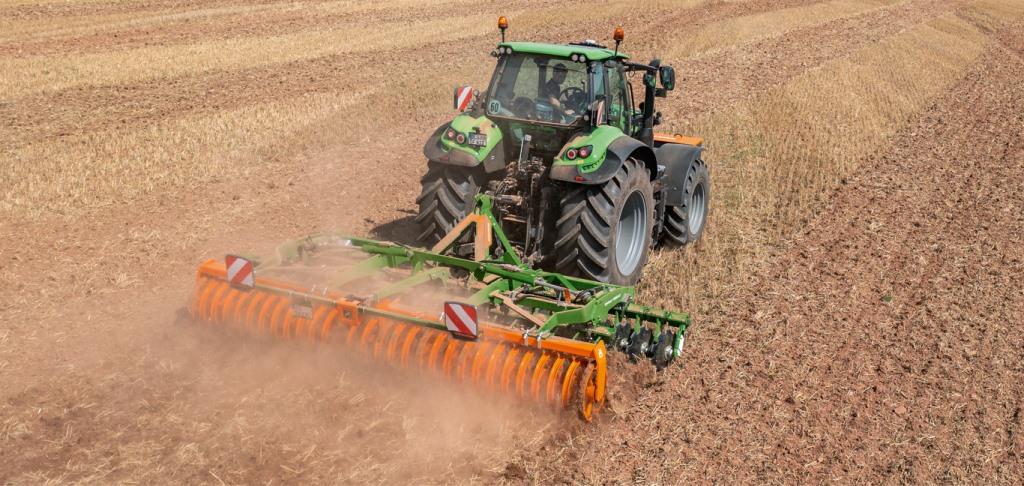 Нові компактні дискові борони AMAZONE Catros+ 03 з робочою шириною від 4 м до 7 м та системою Smart Frame System