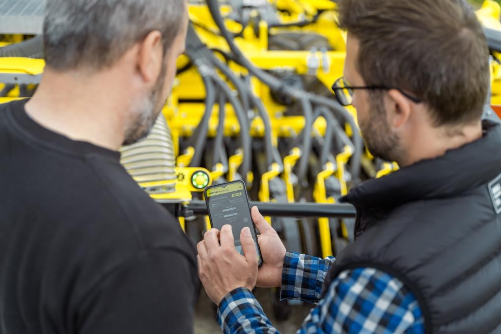 Просте калібрування сівалки за допомогою мобільного додатку «BEDNAR FARM LINK»