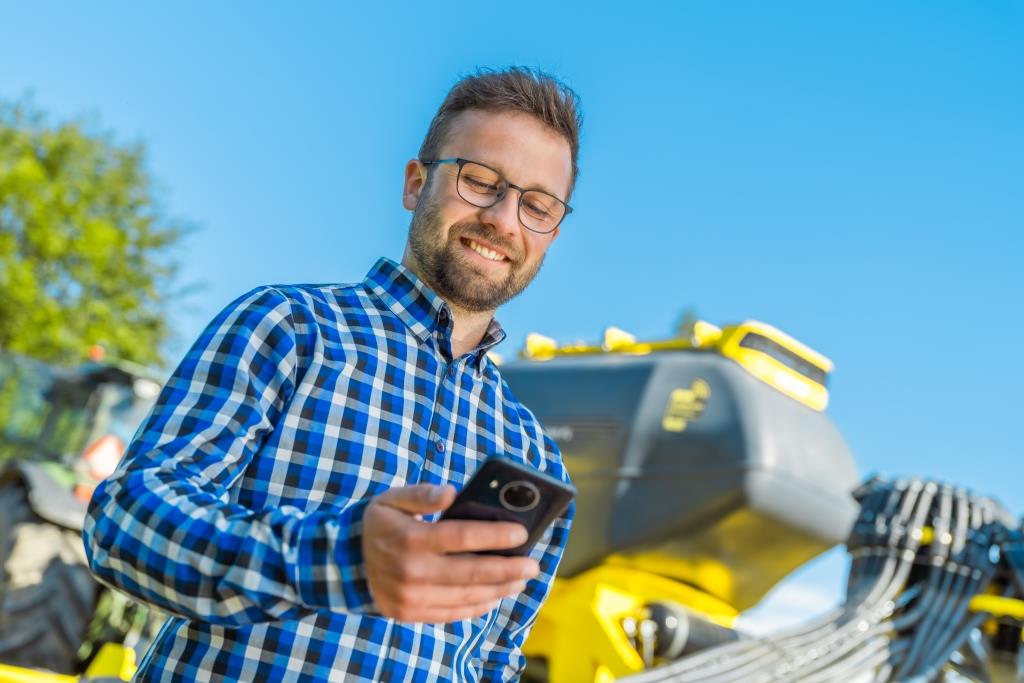 Просте калібрування сівалки за допомогою мобільного додатку «BEDNAR FARM LINK»