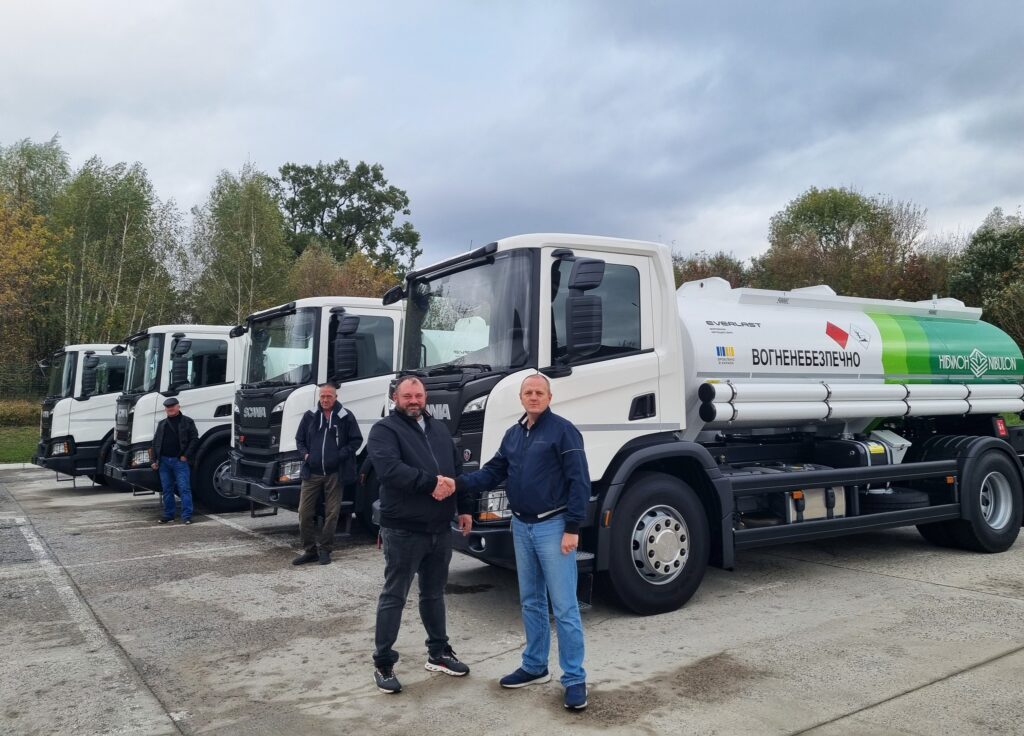 Нові паливозаправники від вітчизняного виробника доставлені на філії «НІБУЛОНу»