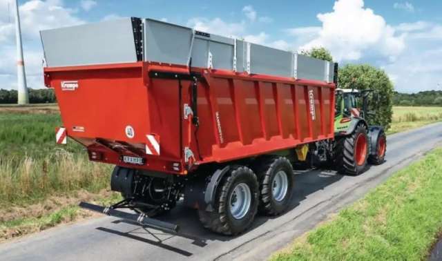 Krampe представила цікавий аграрний причіп на 32 кубометри