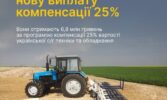 Чергова виплата аграріям: 6,8 млн гривень отримають покупці української агротехніки та обладнання за програмою компенсації 25% вартості