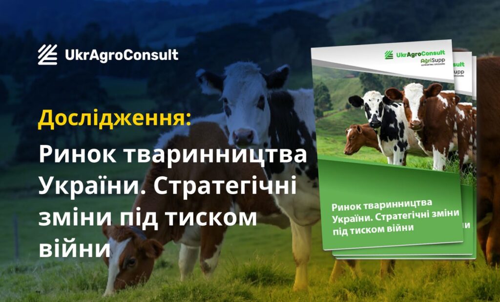 УкрАгроКонсалт презентує дослідження ринку тваринництва України в умовах війни