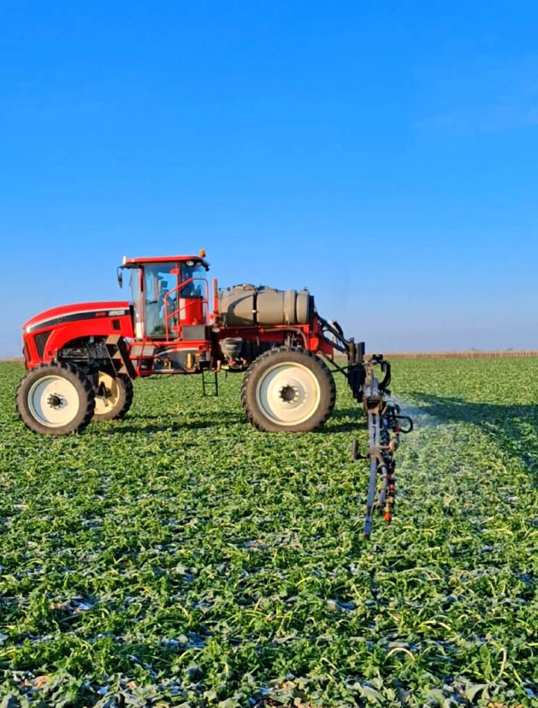 ТОВ "Лиман" розпочало зимове підживлення озимого ріпаку КАС по мерзлоталому ґрунту
